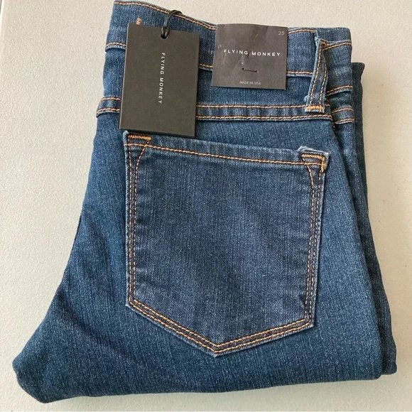 Flying Monkey Skinny Blue Jeans | Style # L7317M & Cut #759A | NWT - Picture 3 of 10